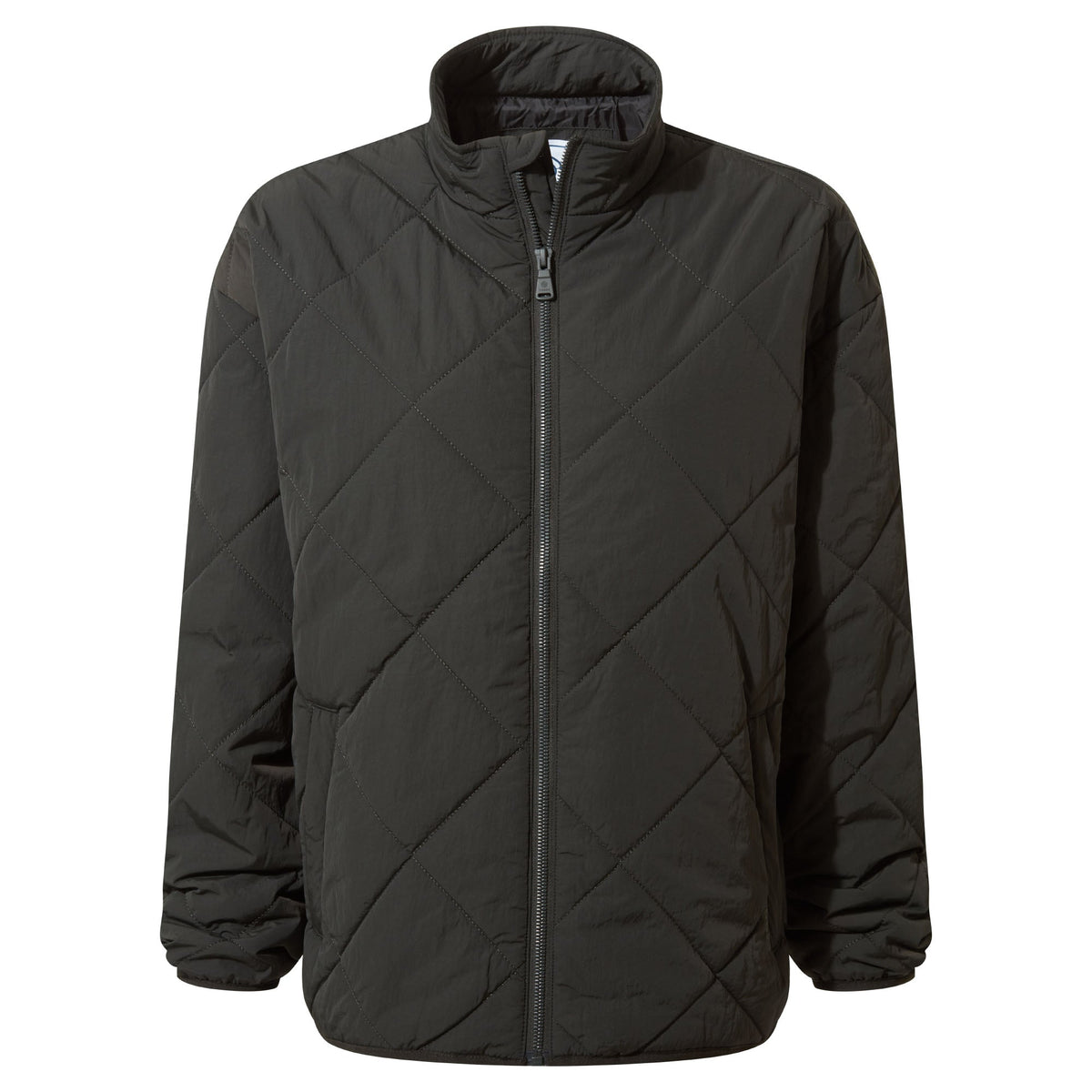 Cirnan Womens Shower Resistant Insulated Packaway Jacket - Washed Black