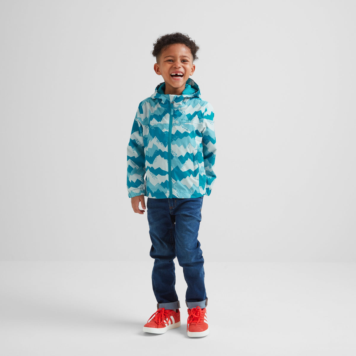 Copley Kids Waterproof Jacket - Mosaic Blue Mountain Print