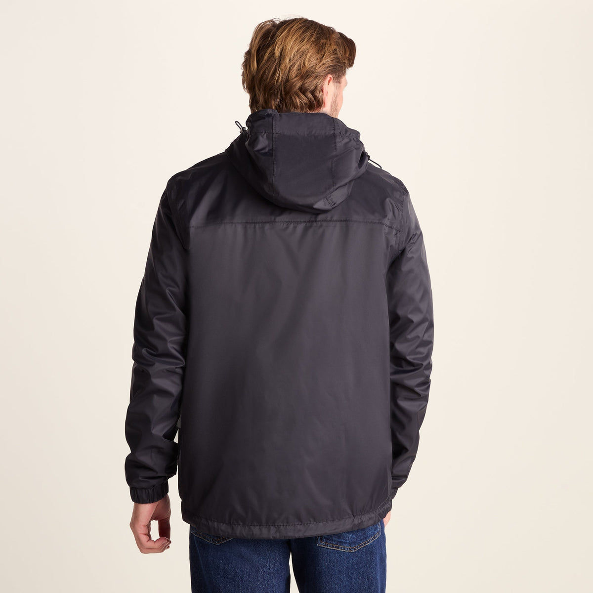 Craven Mens Waterproof Packaway Jacket - Black