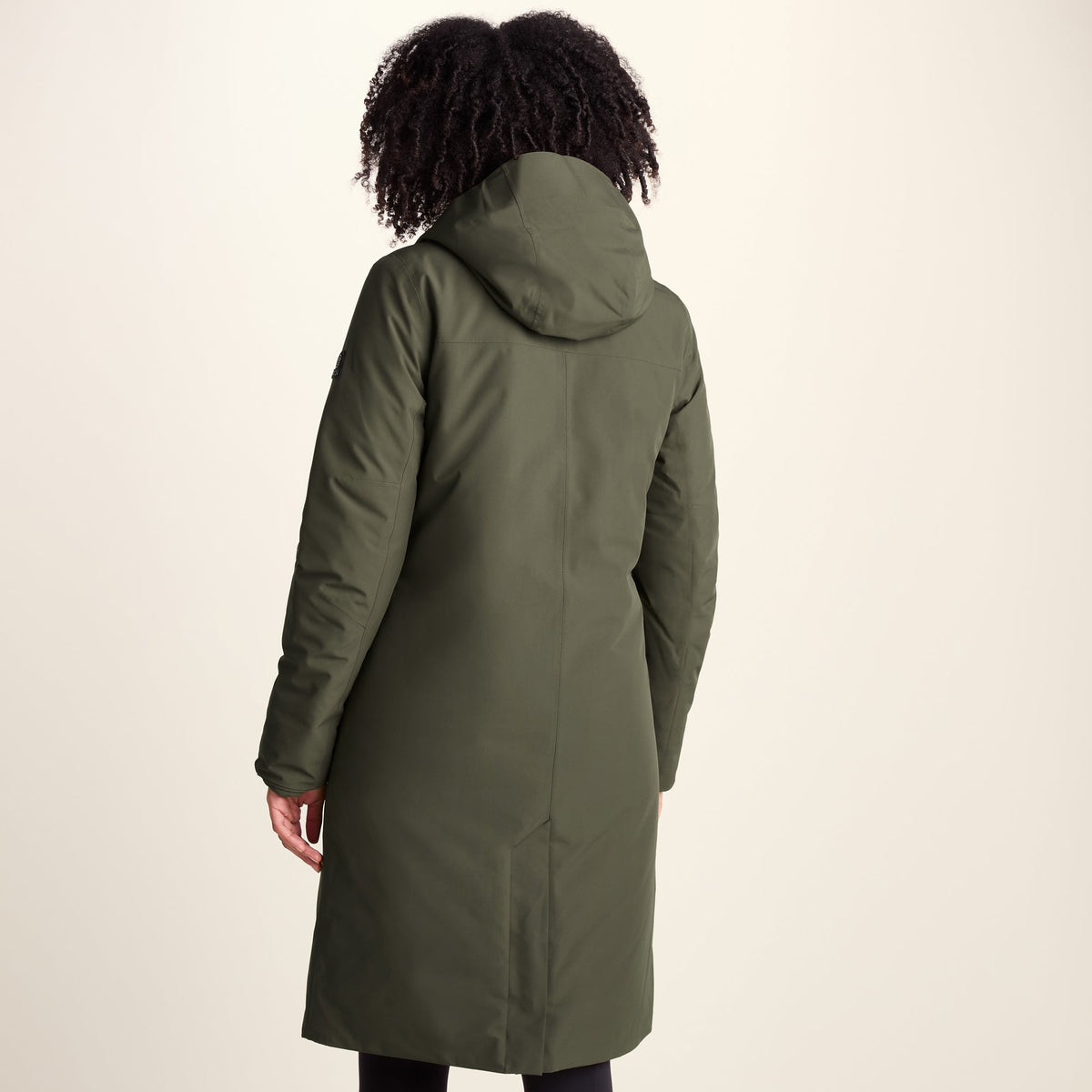 Dalton Womens Longline Waterproof Insulated Coat - Khaki