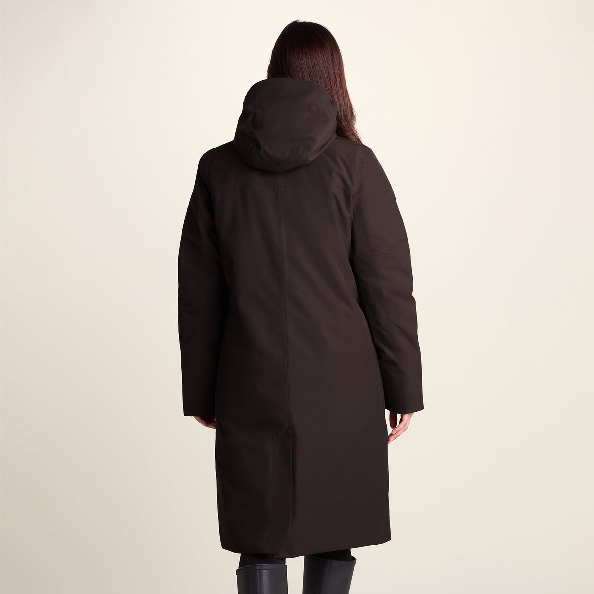 Dalton Womens Longline Waterproof Insulated Coat - Chocolate Brown