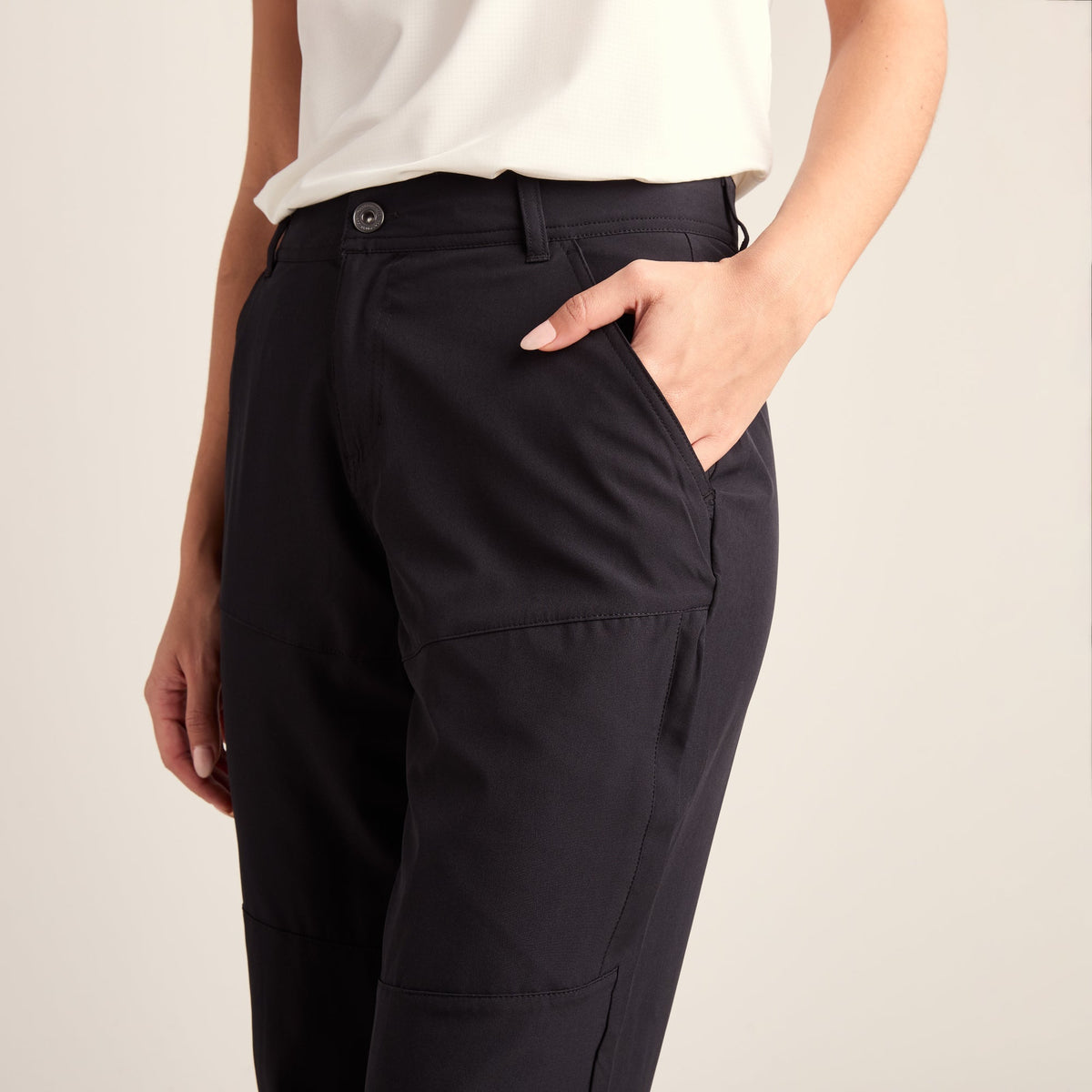 Denver Womens Walking Trousers Regular - Black