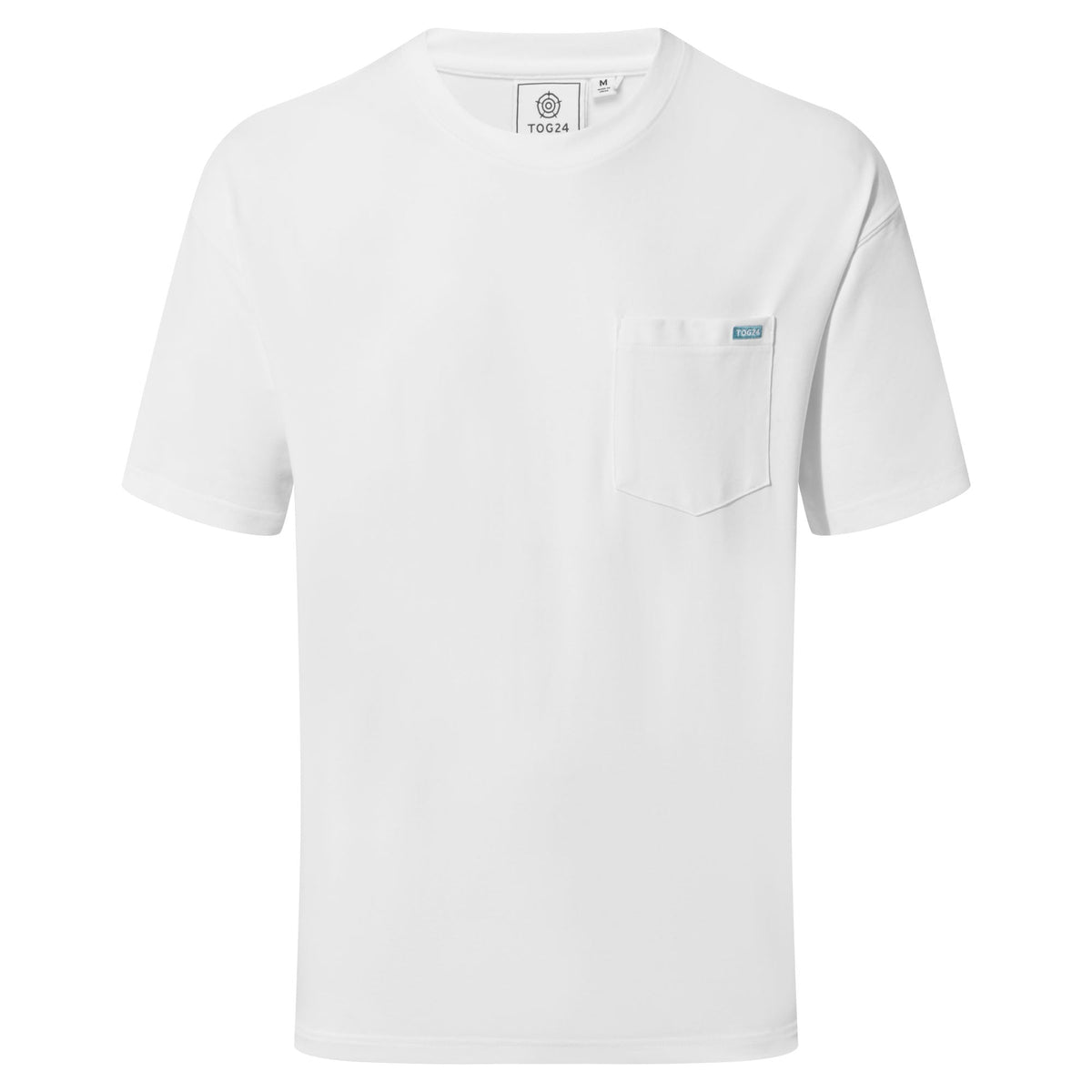 Denva Mens Oversized Premium Heavyweight Jersey T-Shirt - Optic White