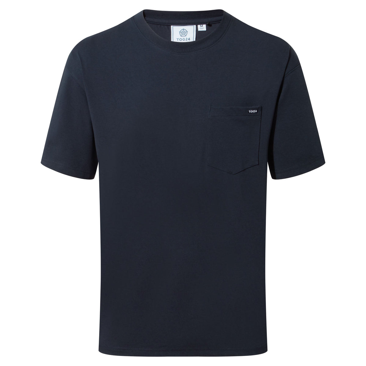 Denva Mens Oversized Premium Heavyweight Jersey T-Shirt - Dark Indigo