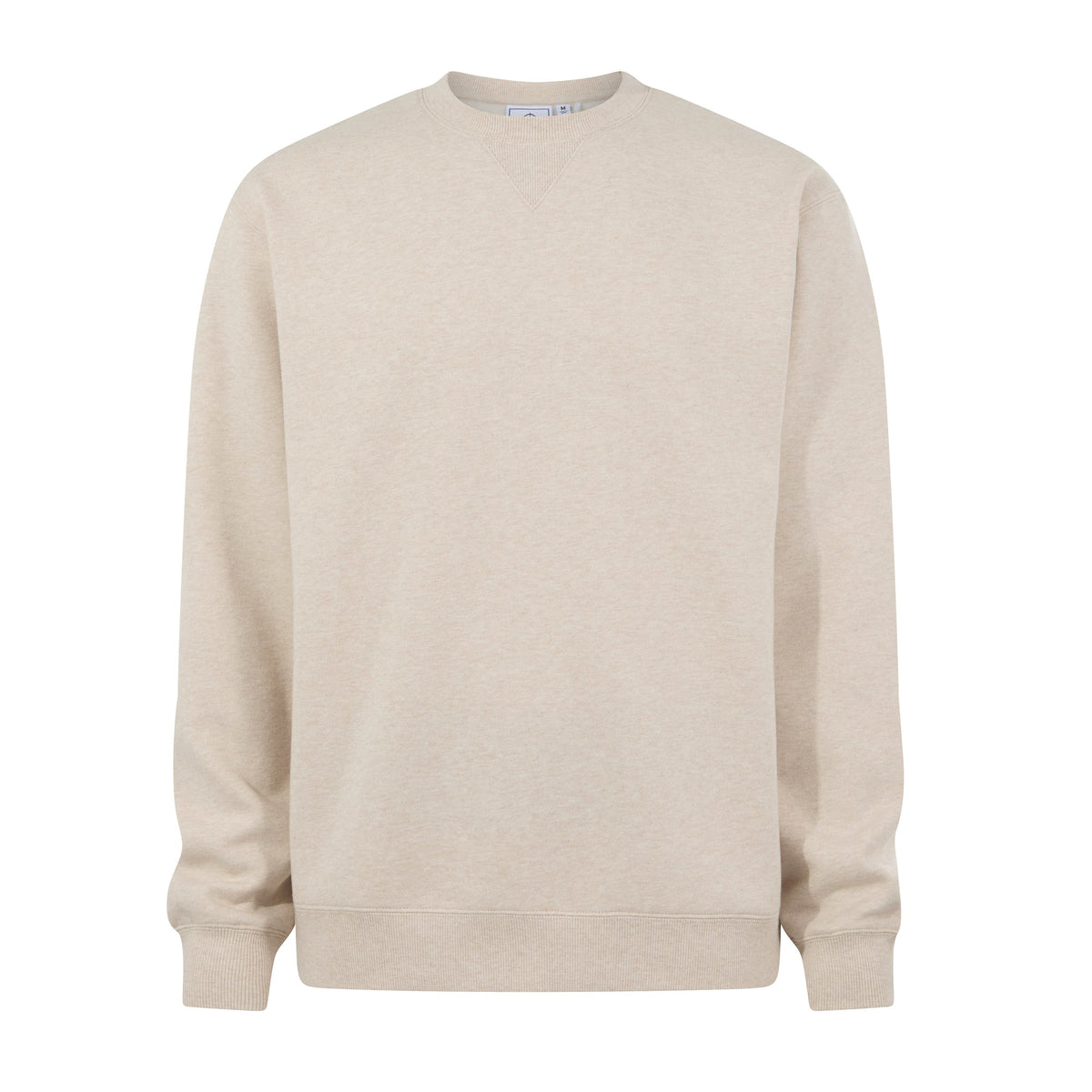 Dolan Mens Supersoft Crew Neck Sweatshirt - Buttercream Melange