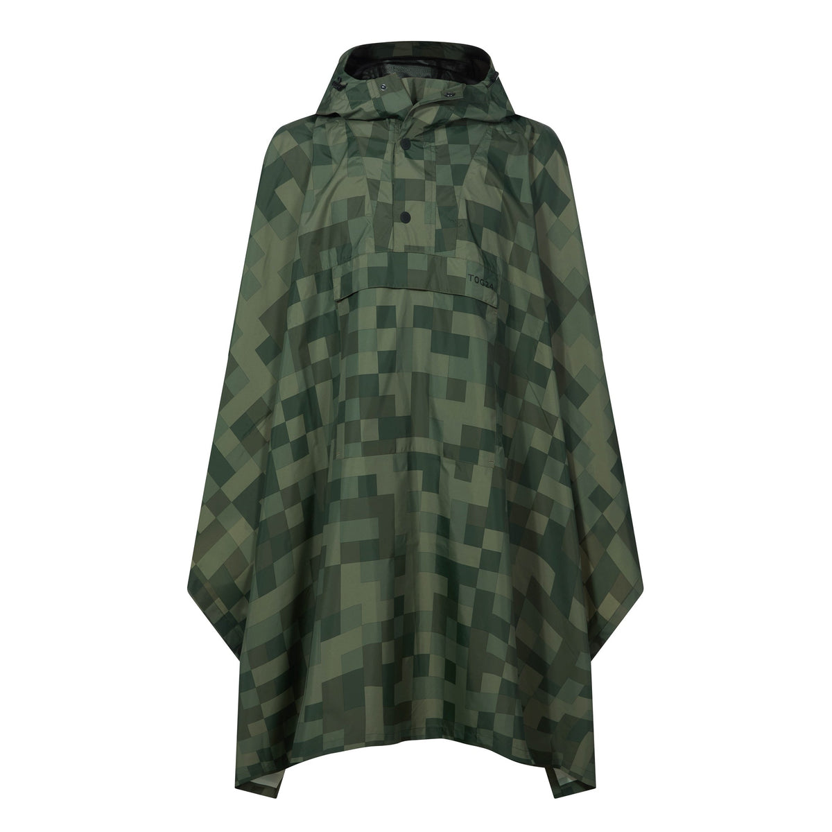 Drench Unisex Waterproof Poncho - Forage Green Pixel Print