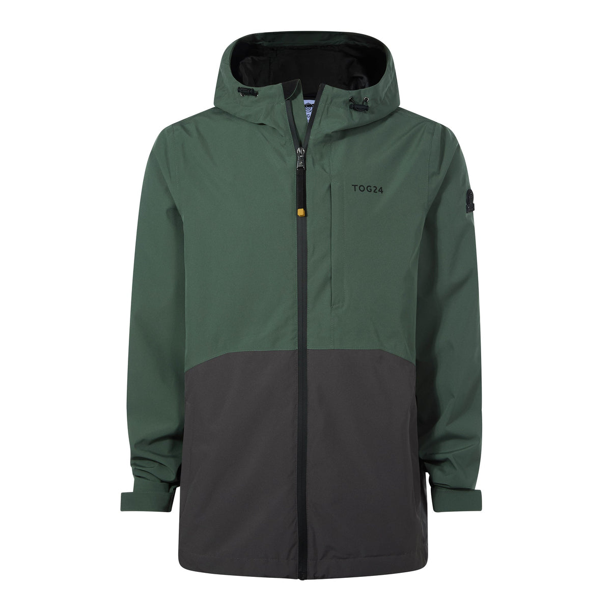 Ellon Mens Waterproof Jacket - Deep Slate/Light Forest
