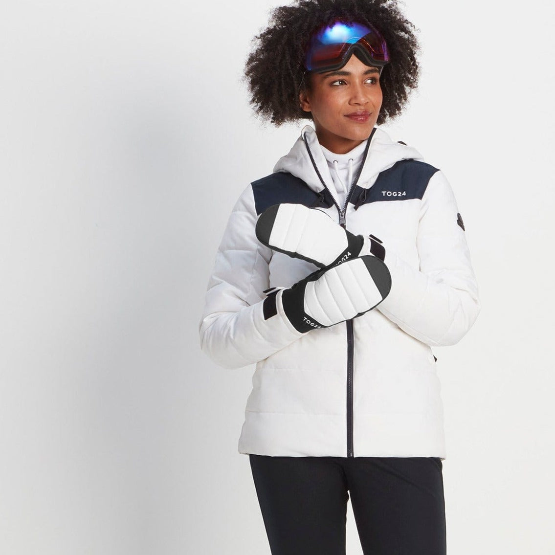 Escapade Ski Mitts - Optic White