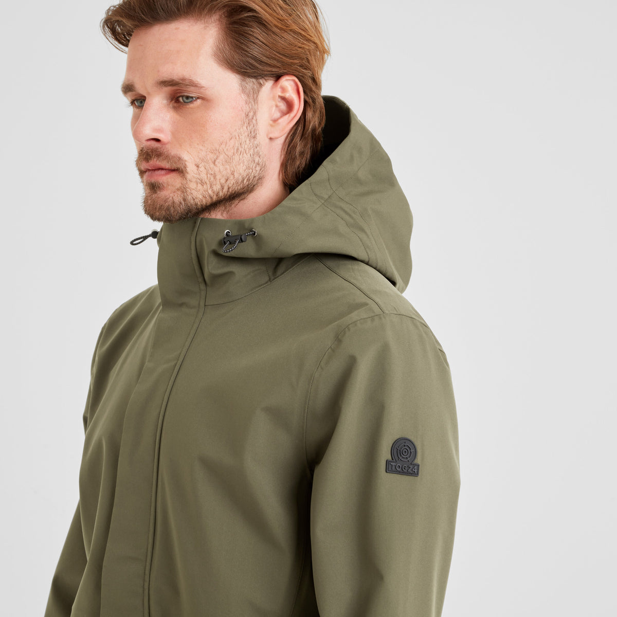 Flynn Mens Waterproof Jacket - Moss Green