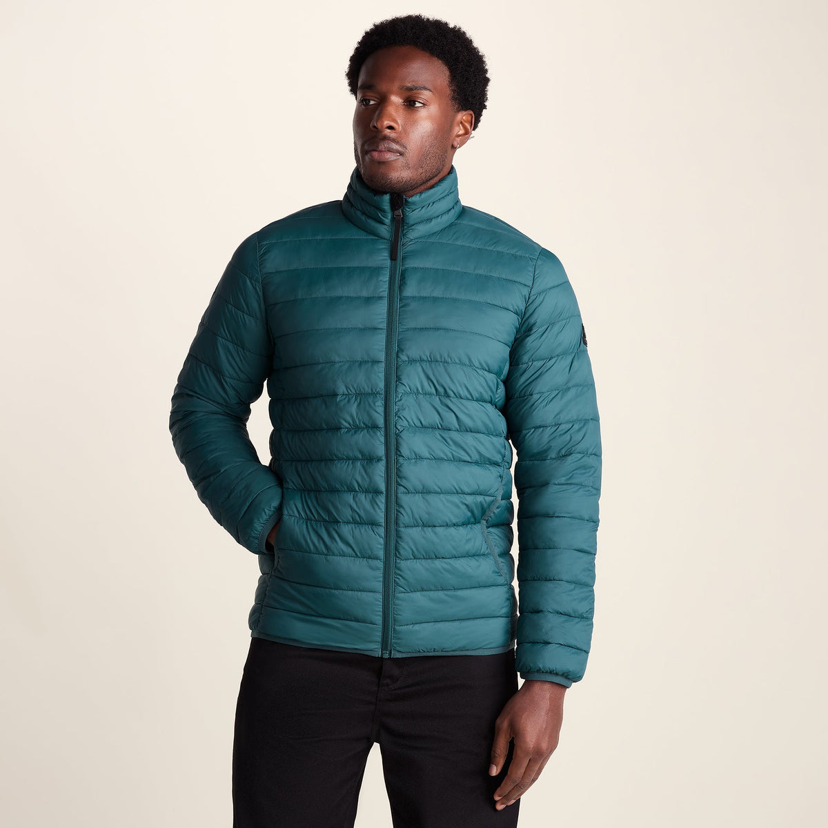 Gibson Mens Insulated Padded Jacket - Dark Turquoise