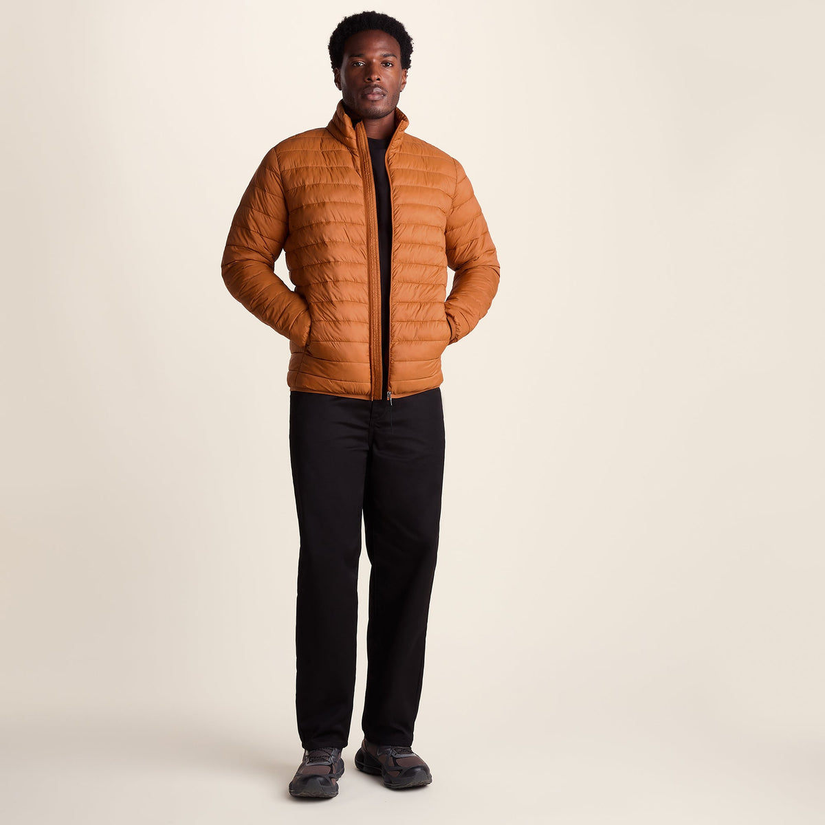Gibson Mens Insulated Padded Jacket - Mahoganey