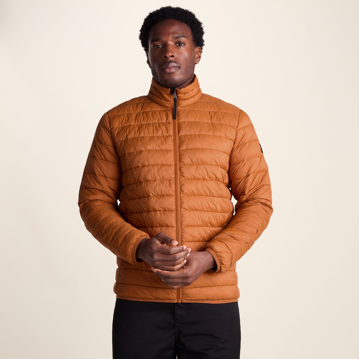 Gibson Mens Insulated Padded Jacket - Mahoganey