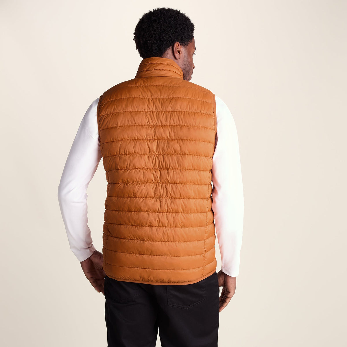 Gibson Mens Insulated Padded Gilet - Mahoganey