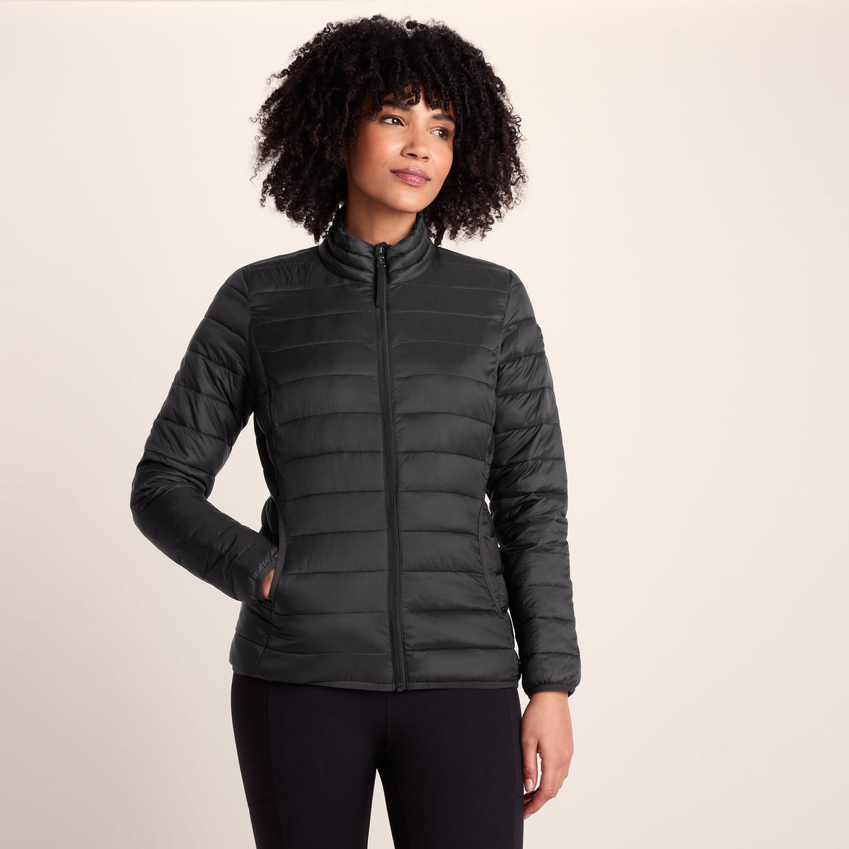 Gibson Womens Insulated Padded Jacket - Black