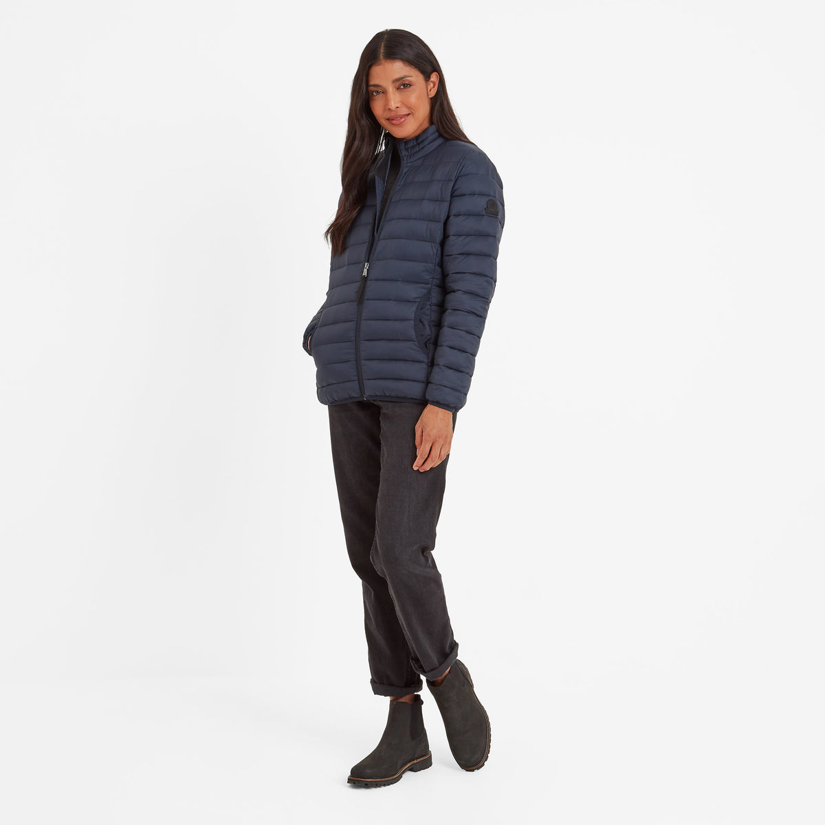 Gibson Womens Insulated Padded Jacket - Dark Indigo