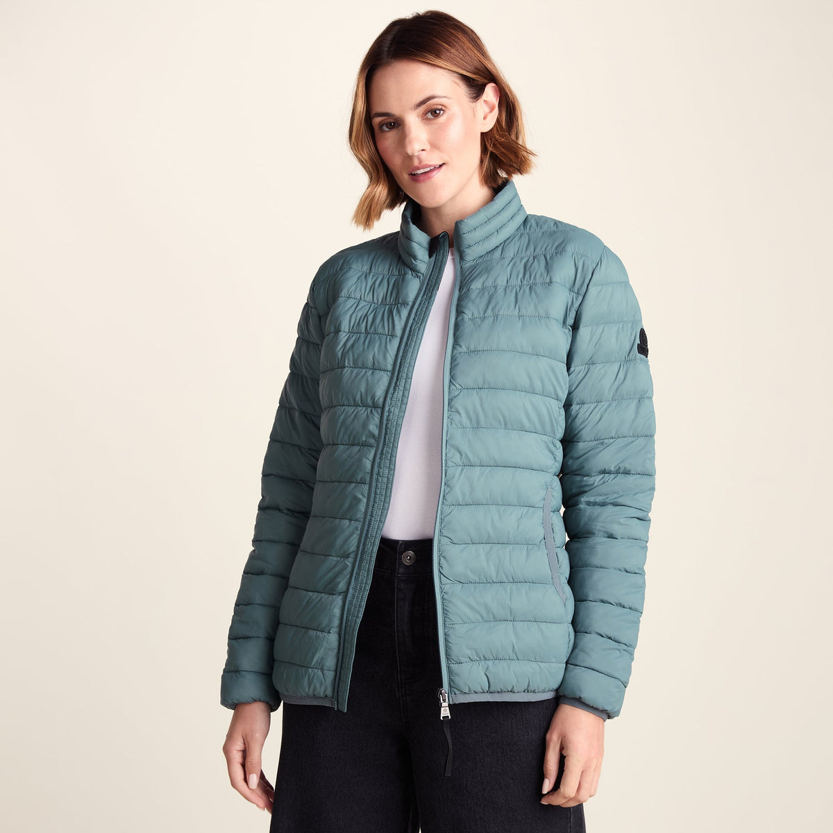Gibson Womens Insulated Padded Jacket - Smokey Teal