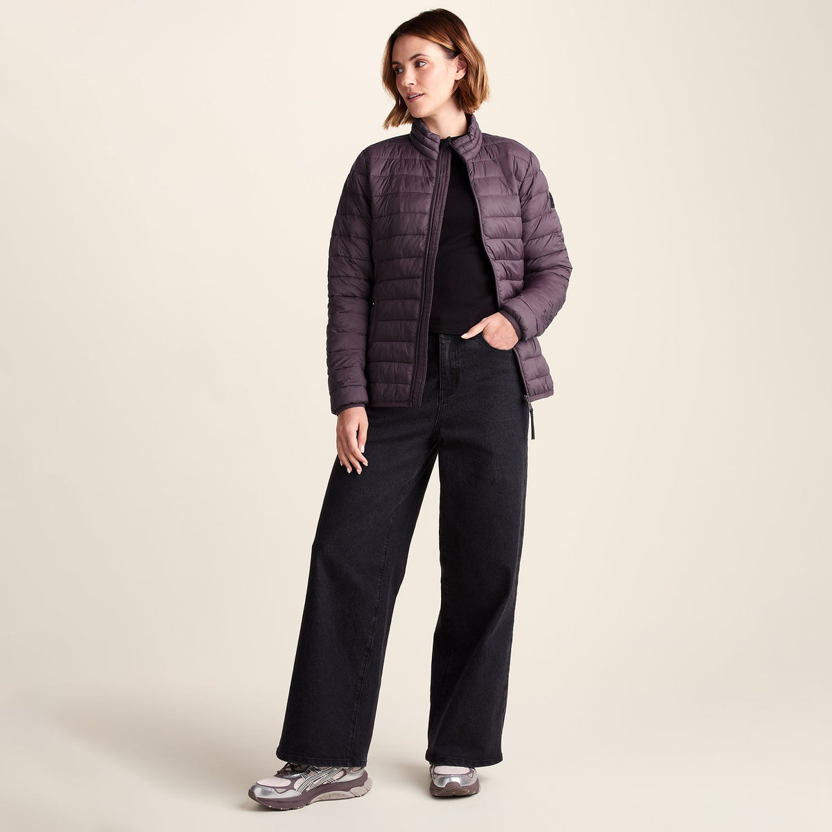 Gibson Womens Insulated Padded Jacket - Dark Mauve
