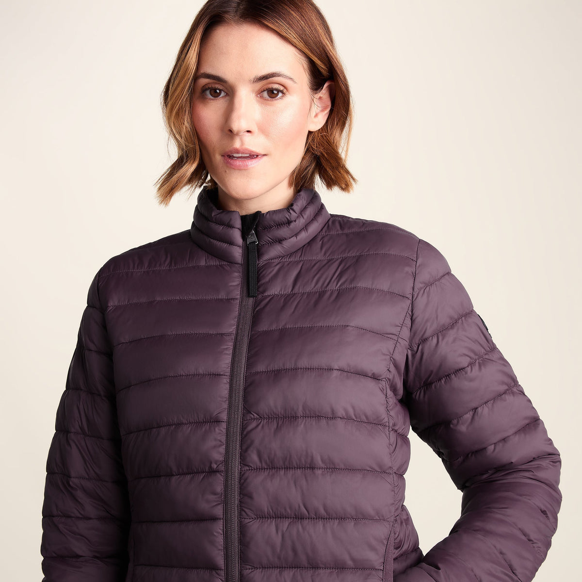 Gibson Womens Insulated Padded Jacket - Dark Mauve