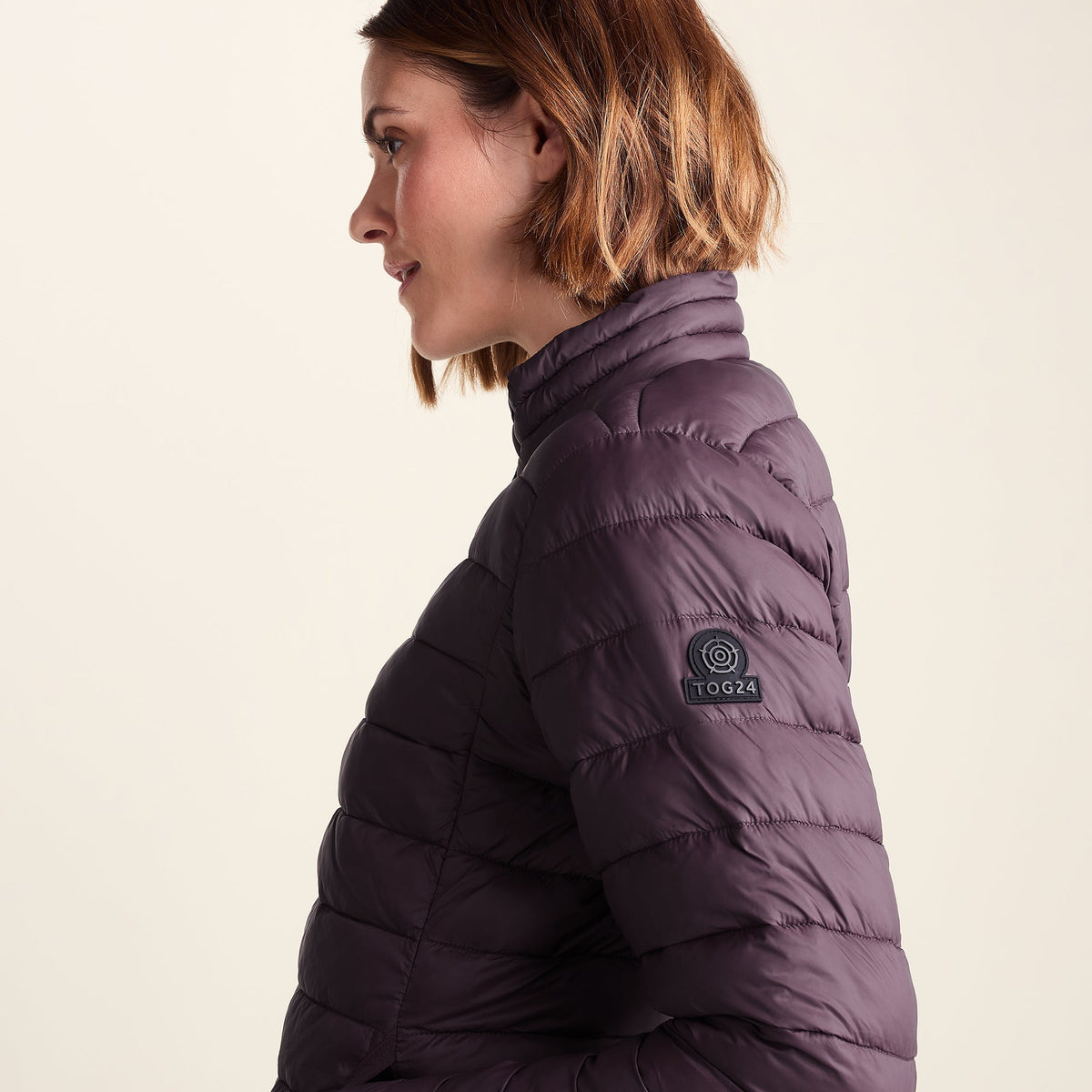 Gibson Womens Insulated Padded Jacket - Dark Mauve