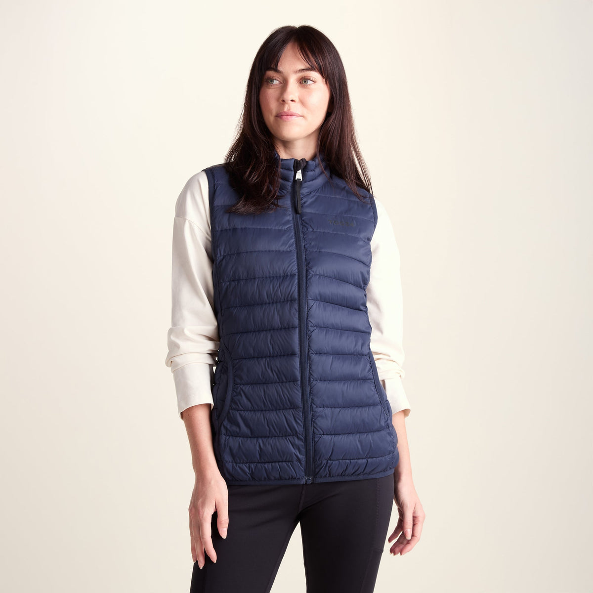 Gibson Womens Insulated Padded Gilet - Dark Indigo