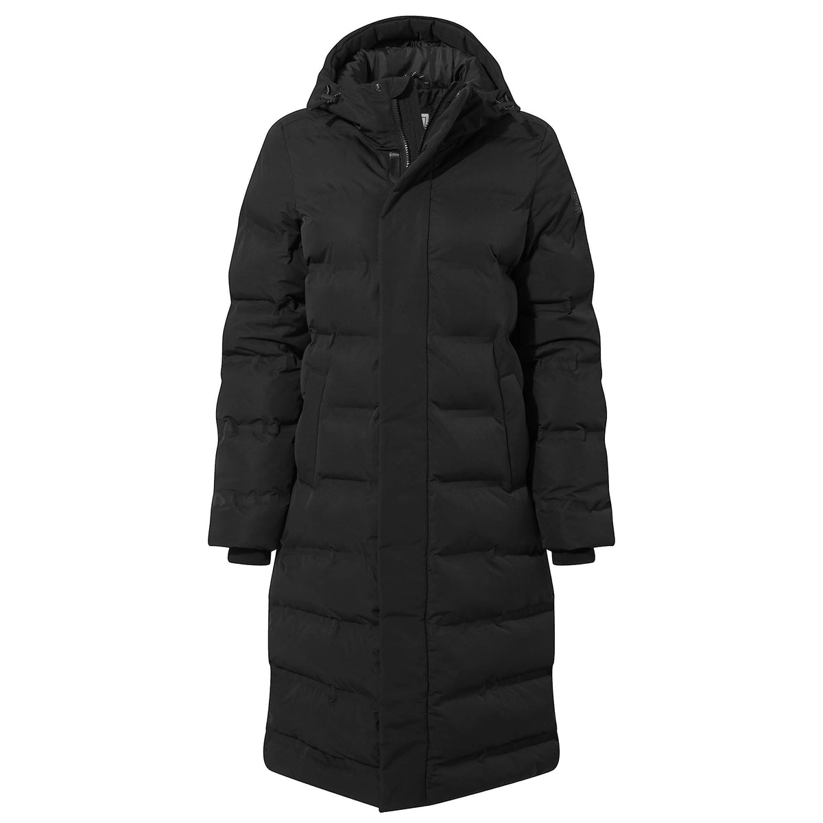 Glaston Womens Shower Resistant Insulated Parka - Black