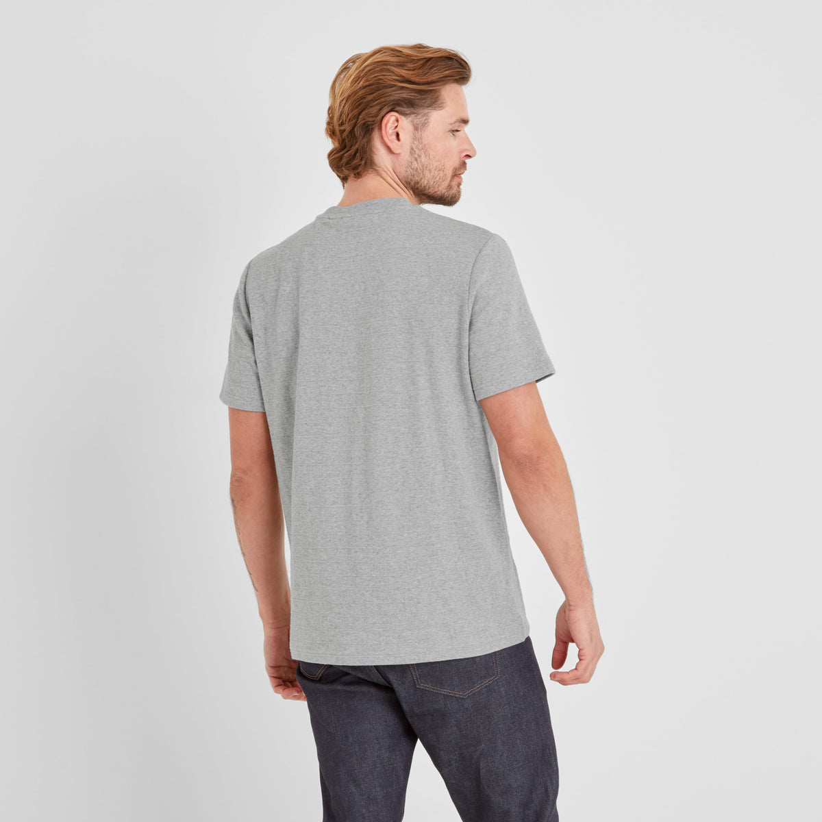 Goodman Mens Supersoft T-Shirt - Light Grey Marl