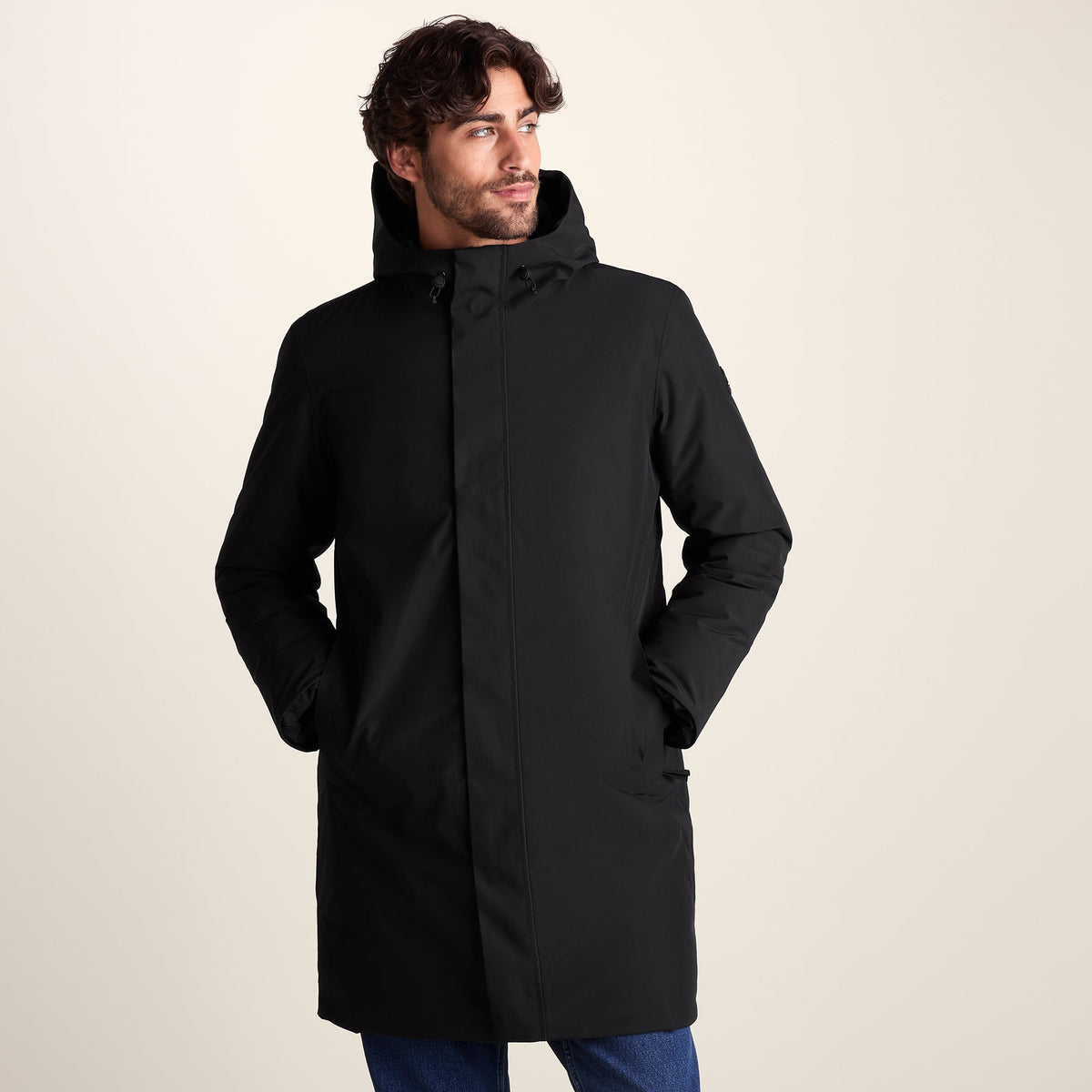 Harris Mens Waterproof Insulated Parka - Black