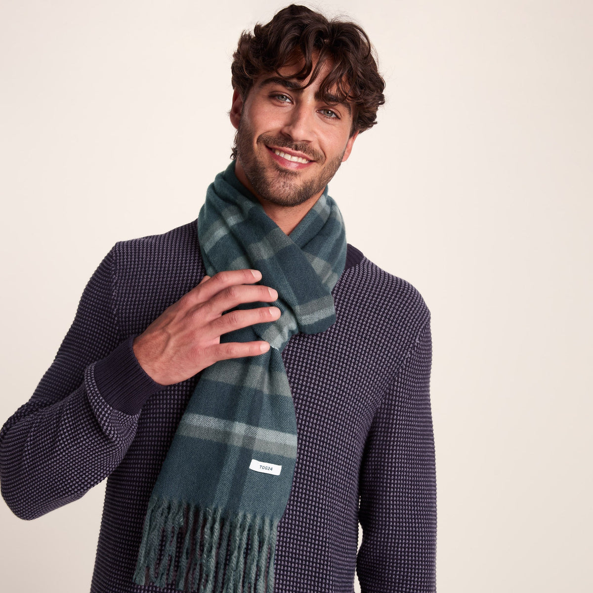 Hayner Woven Scarf - Dark Indigo
