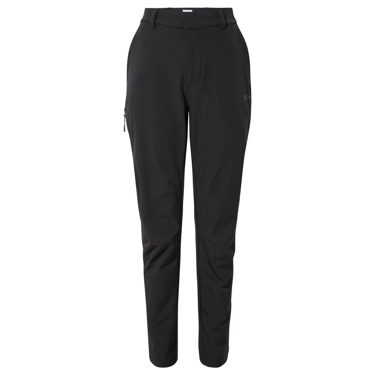 Hurstead Mens Softshell Walking Trousers Short - Black