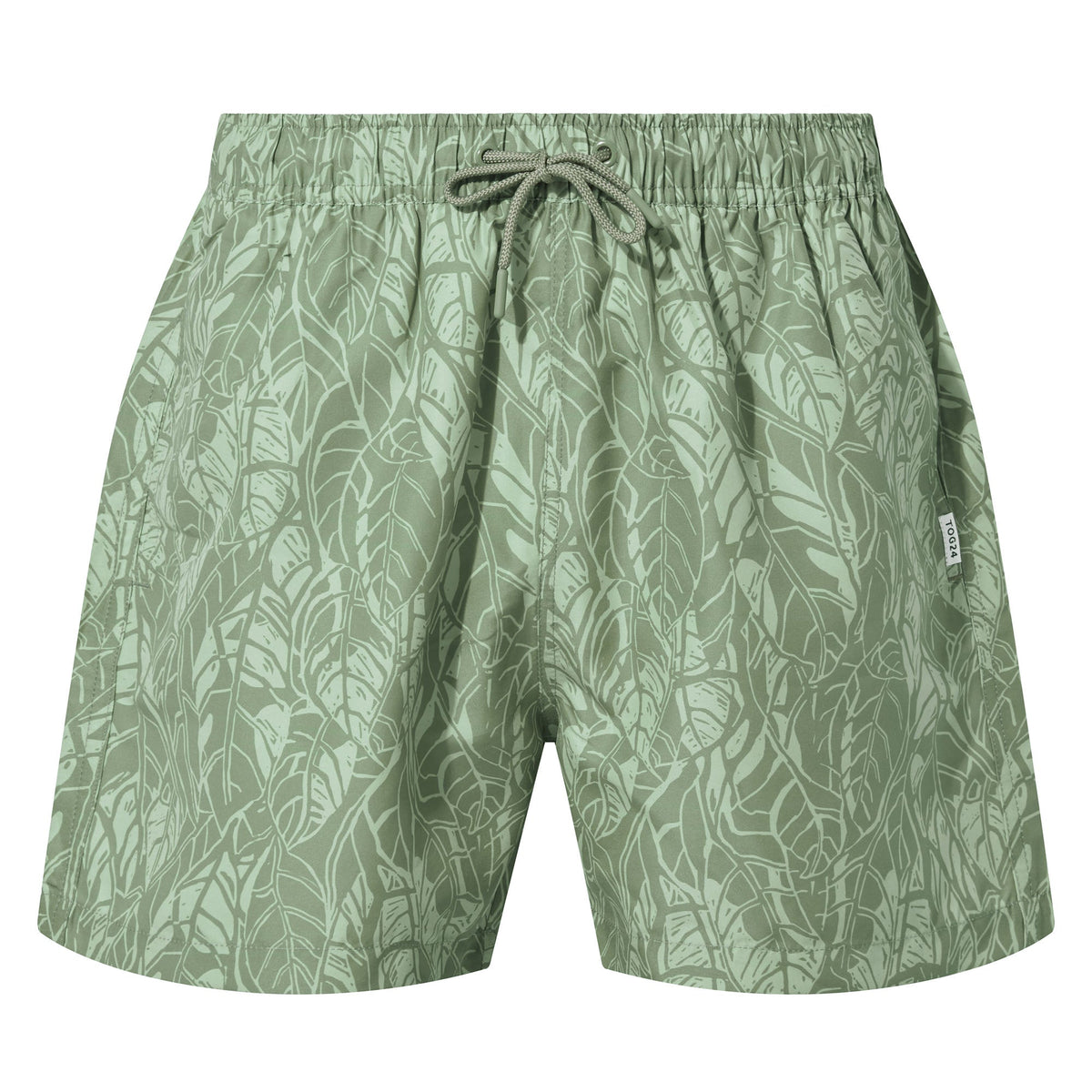 Kai Mens Swimshorts - Pistachio Palm Print
