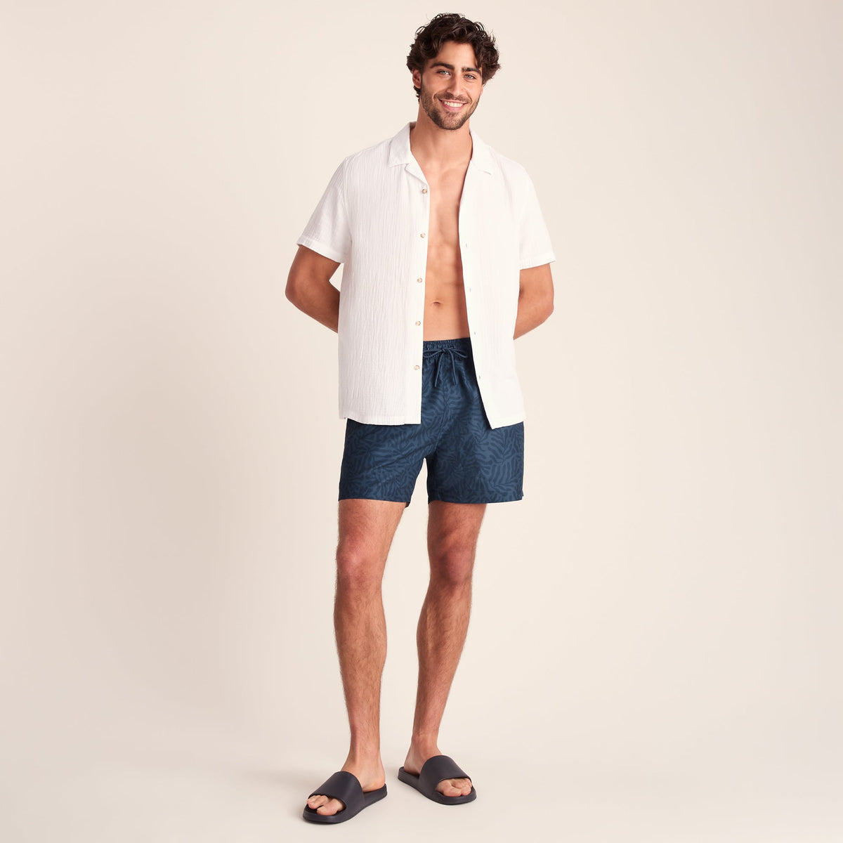 Kai Mens Swimshorts - Deep Teal/Aegean Teal