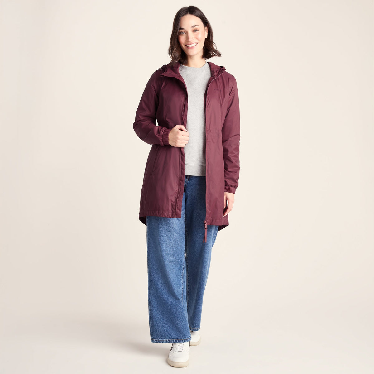 Kilnsey Womens Waterproof Jacket - Black Raspberry