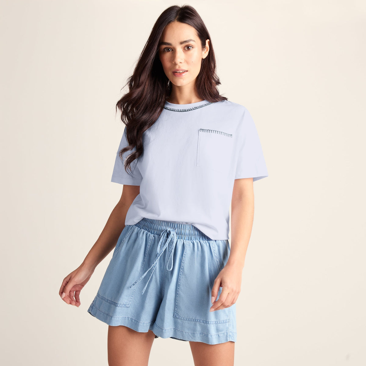 Laurie Womens 100% Cotton Supersoft Boxy Fit T-Shirt - Optic White