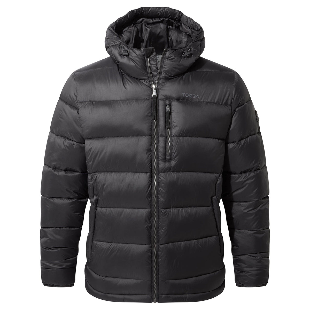 Maloney Mens Wind Resistant Insulated Jacket - Black