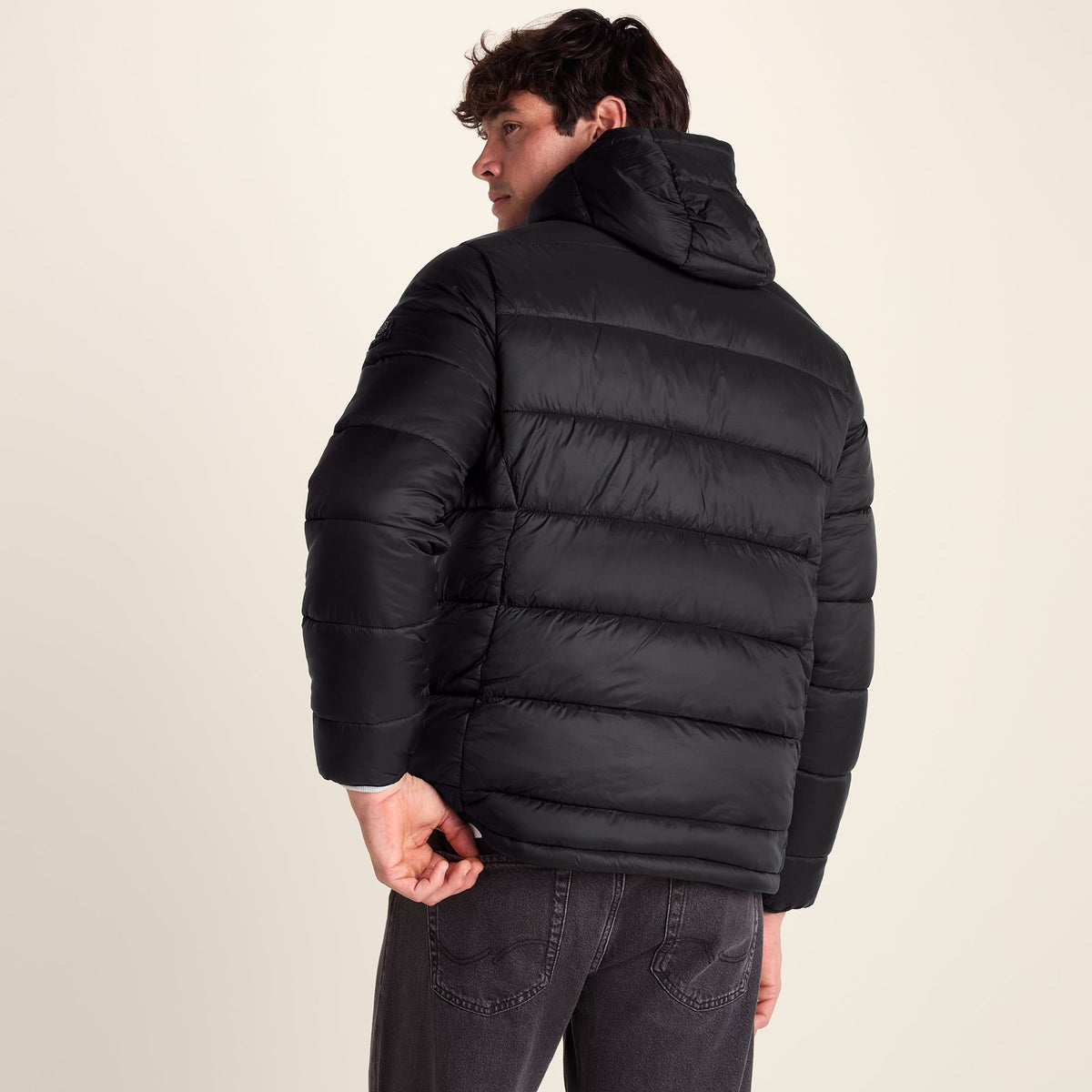 Maloney Mens Wind Resistant Insulated Jacket - Black