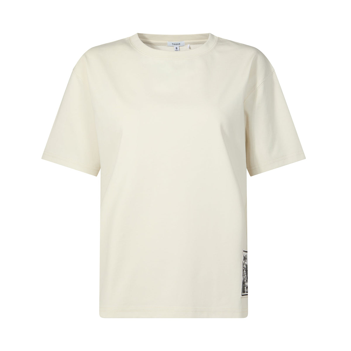 Margot Womens Supersoft Premium Relaxed Fit T-Shirt - Vanilla