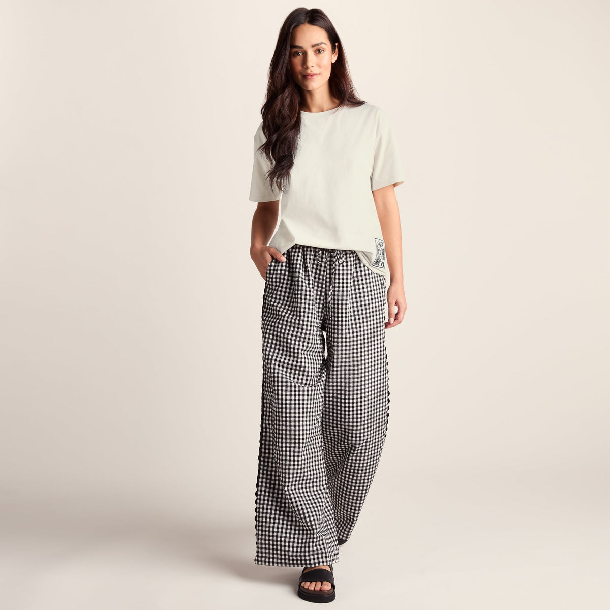 Margot Womens Supersoft Premium Relaxed Fit T-Shirt - Vanilla
