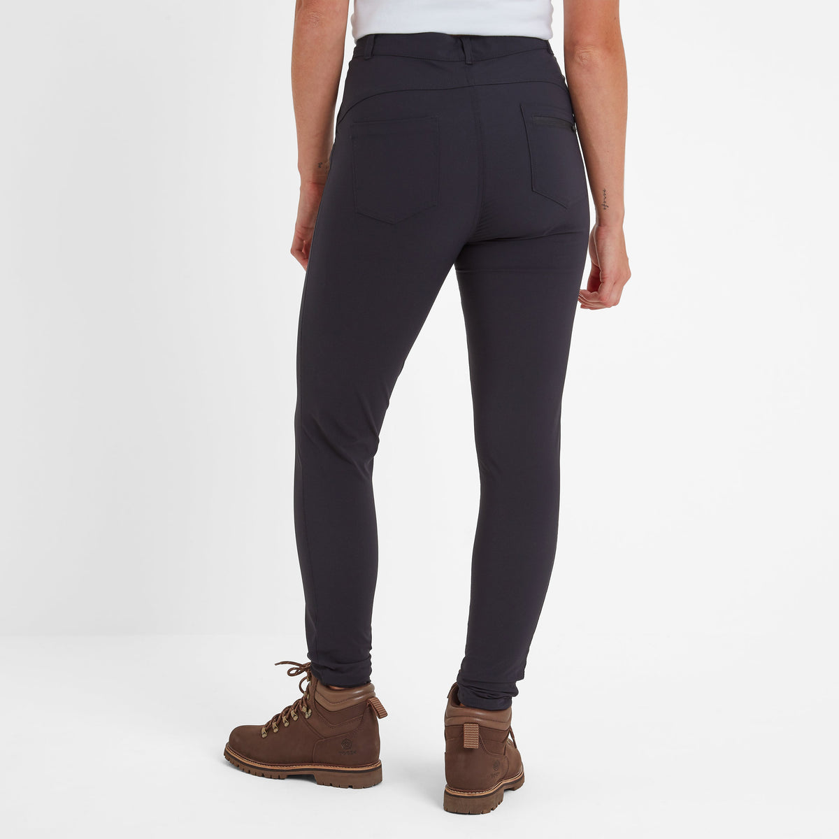 Milton Womens Water Resistant Slim Trouser Short - Black
