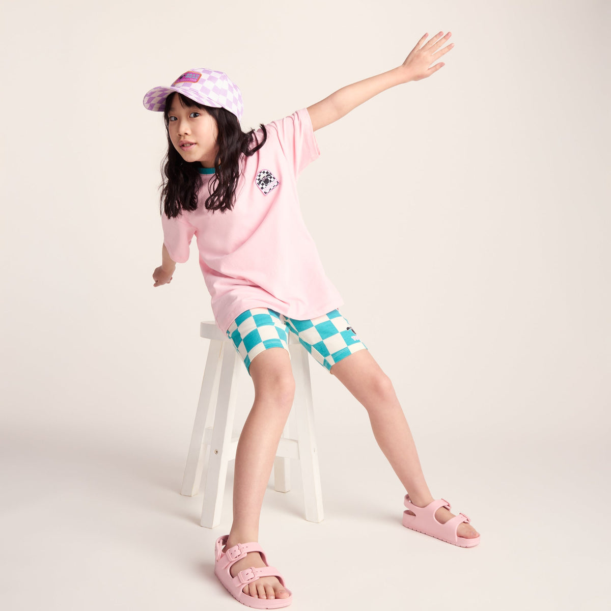 Najdi Kids Shaun the Sheep T-Shirt - Milkshake Pink