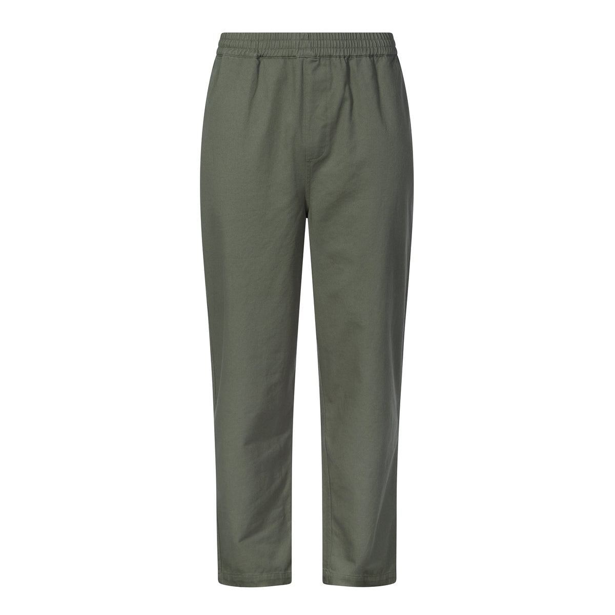 Nelson Mens Relaxed Fit 100% Cotton Heavyweight Straight Leg Trousers - Faded Khaki