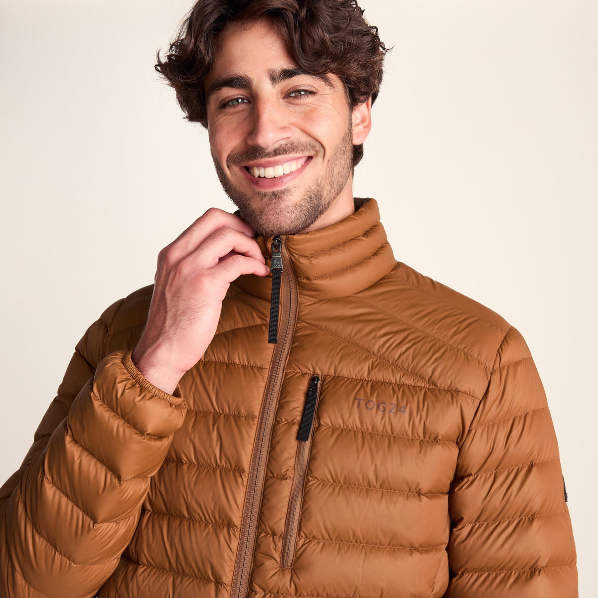 North Mens RDS Certified Down Jacket - Rust