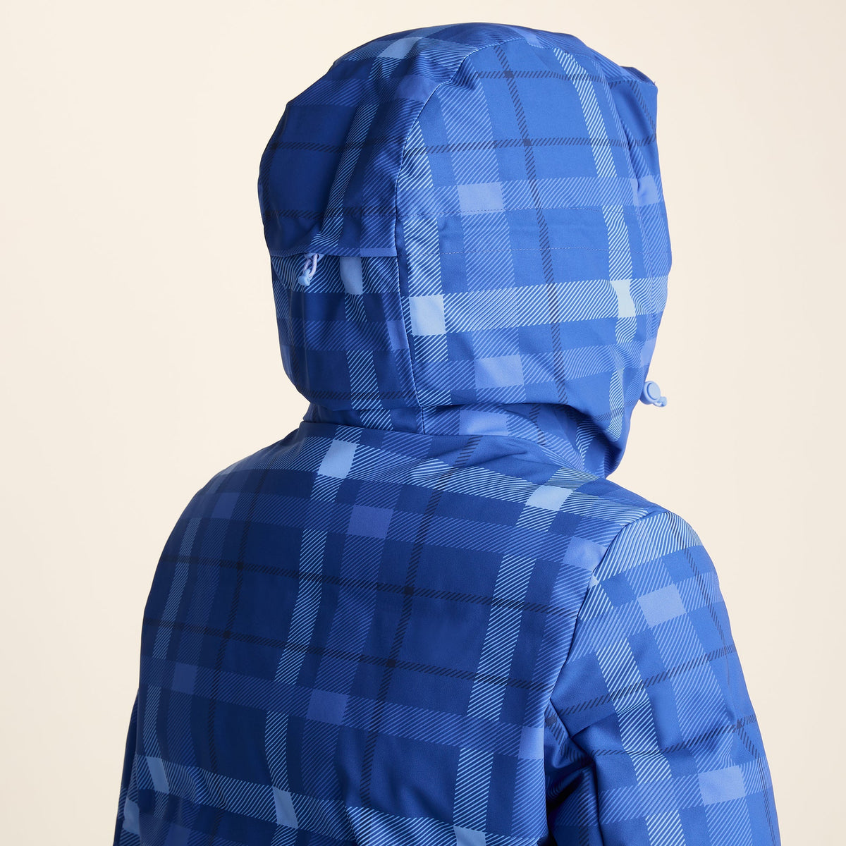 Orelle Womens Insulated Ski Jacket - Cobalt Blue Check