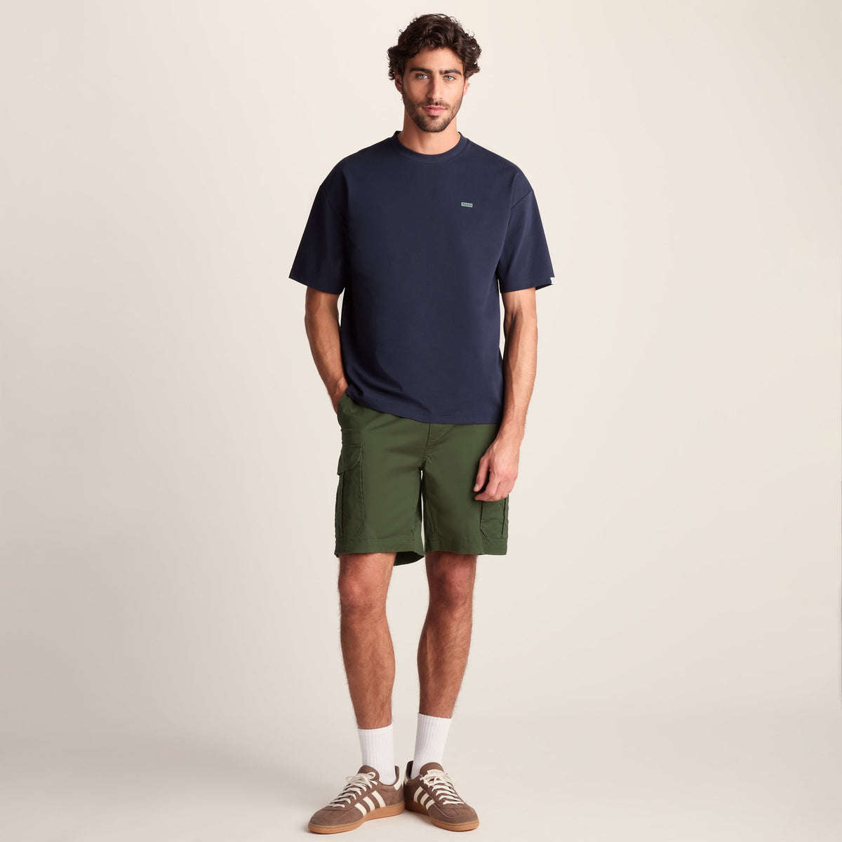 Pace Mens Supersoft Cargo Shorts - Forage Green