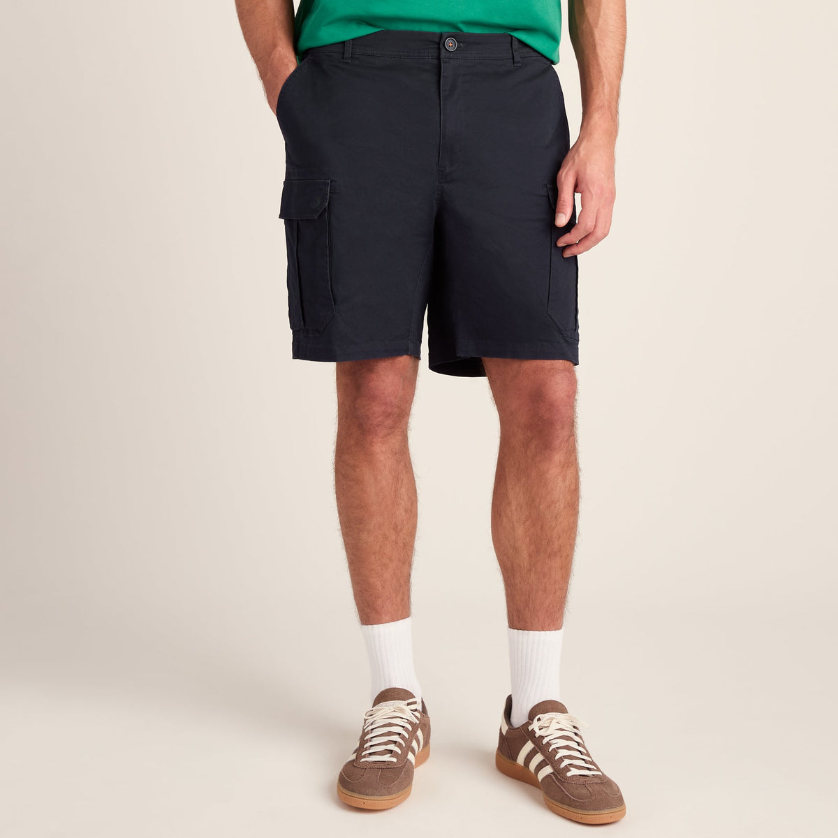 Pace Mens Supersoft Cargo Shorts - Dark Indigo
