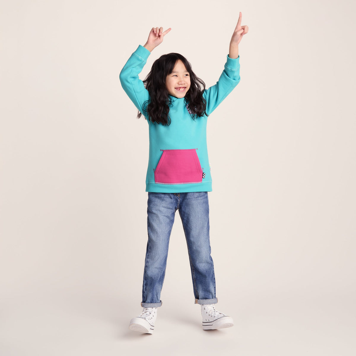 Pelibuey Kids Shaun the Sheep Hoody - Bubblegum Blue