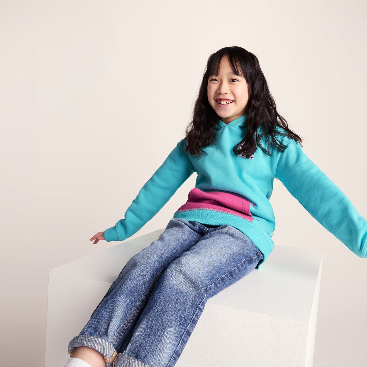 Pelibuey Kids Shaun the Sheep Hoody - Bubblegum Blue