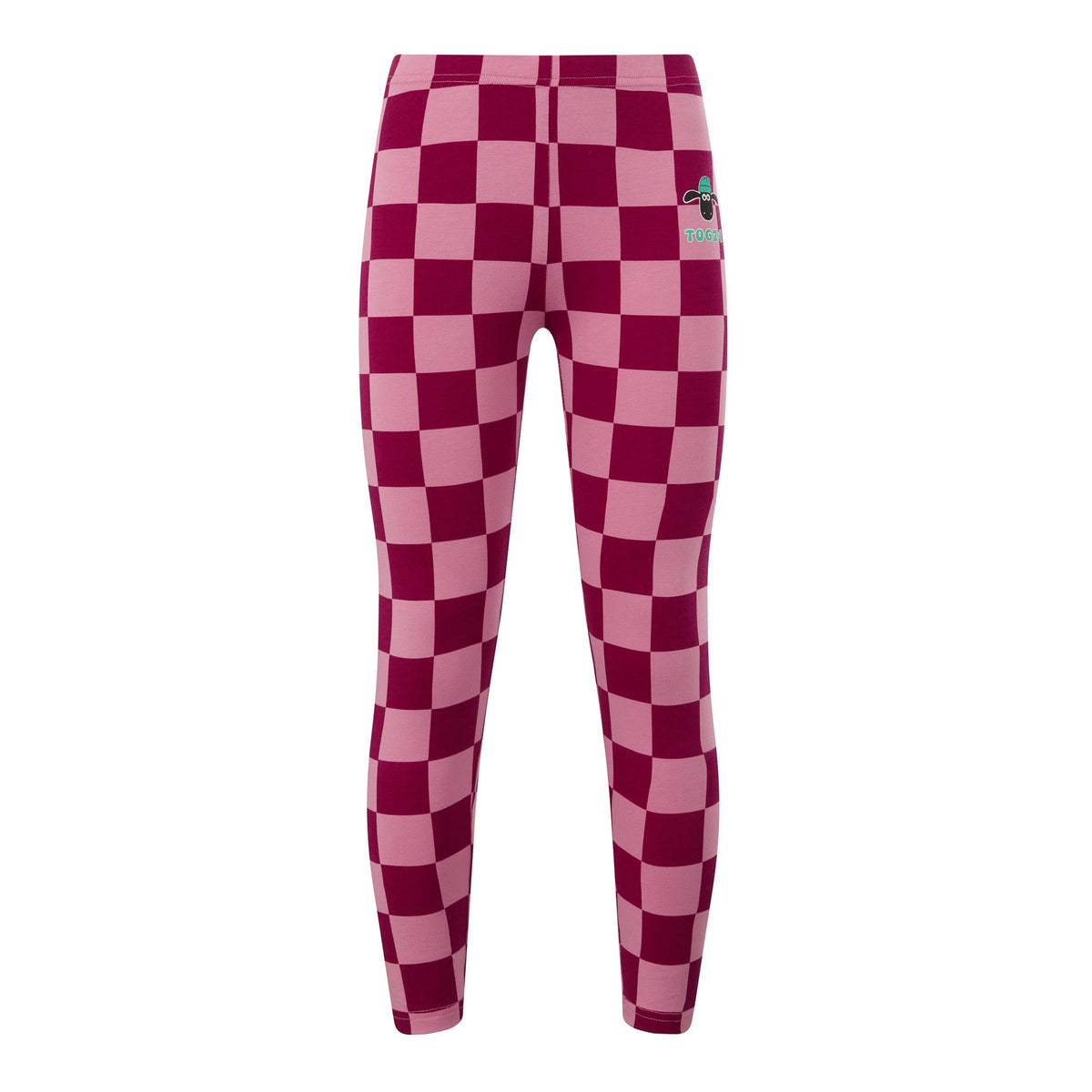 Racka Kids Shaun the Sheep Legging - Candy Floss/Beetroot Red