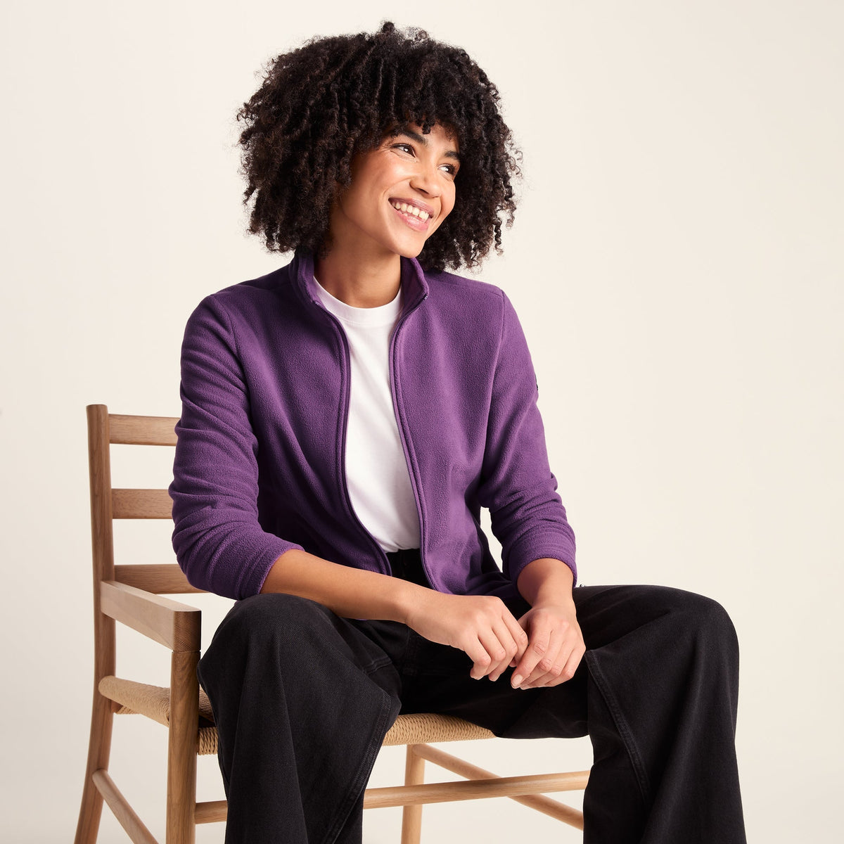 Revive Womens Fleece Jacket - Orchid