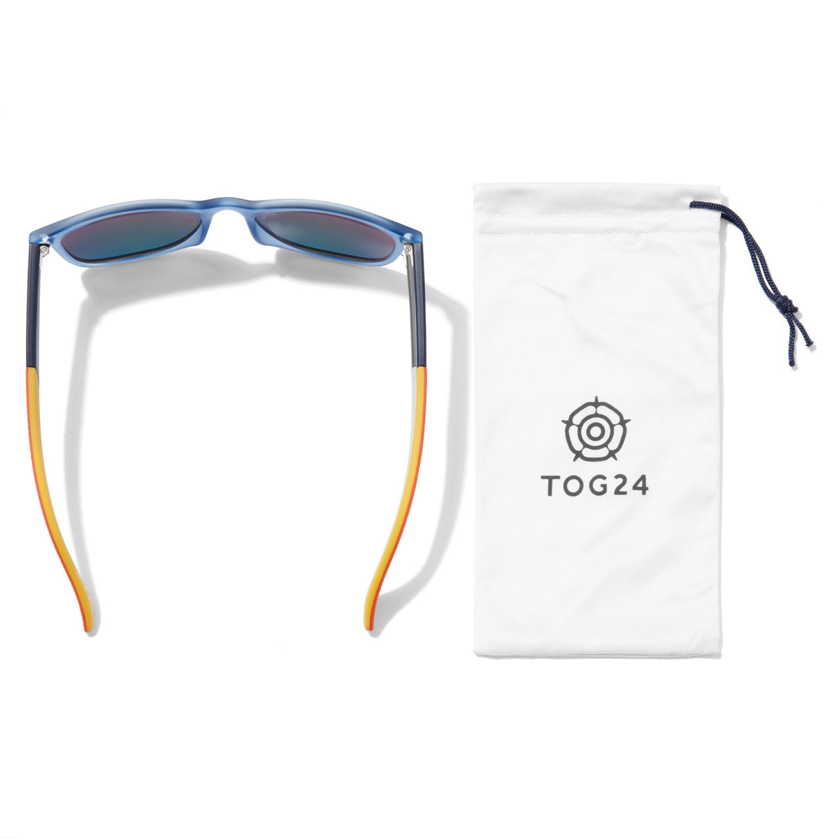 Roddis Sunglasses - Crystal Blue/Orange