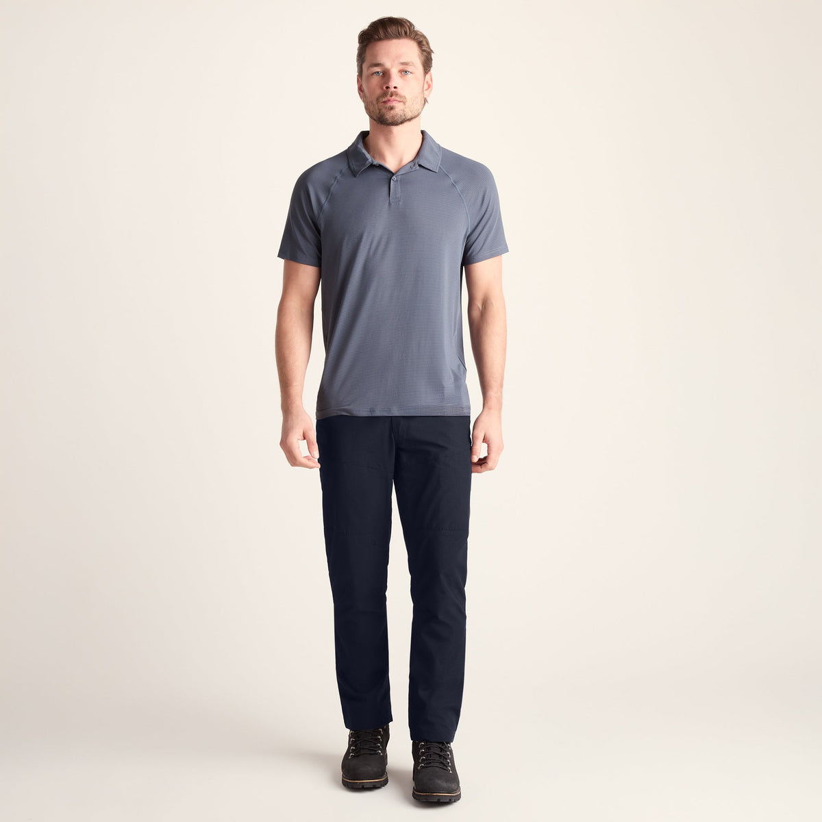 Rowland Mens Performance Trousers Short Leg - Navy